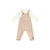 Conjunto jardineira e body manga longa - comprar online