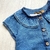 Conjunto blusa com calcinha jeans - loja online