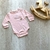 Body manga longa em suedine - Charming Baby roupas e acessórios infantis