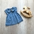 Vestido jeans - Charming Baby roupas e acessórios infantis
