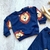 Conjunto blusão e calça em moletom - loja online