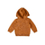 Blusão em tricot com capuz na internet