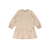 Vestido manga longa malha jacquard - comprar online