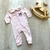Macacão manga longa em suedine - Charming Baby roupas e acessórios infantis