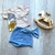 Conjunto blusa e short-saia - Charming Baby roupas e acessórios infantis