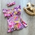 Vestido com faixa em cotton - Charming Baby roupas e acessórios infantis