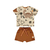 Conjunto camiseta e bermuda de moletom - comprar online