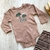 Conjunto body e calça em suedine - loja online