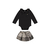 Conjunto body manga longa e saia - comprar online