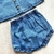 Conjunto blusa com calcinha jeans