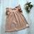 Vestido em ribana sustentável - Charming Baby roupas e acessórios infantis