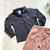 Conjunto camisa em tecido e calça em malha - loja online