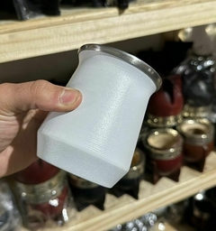 MATE TERMICO CON VUELO INOXIDABLE BLANCO - comprar online