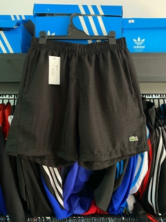 BERMUDA LACOSTE LINO IMPORTADA NEGRA
