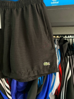 BERMUDA LACOSTE LINO IMPORTADA NEGRA - comprar online