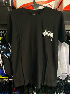 REMERA ALGODON NIKE NEGRA STUSSY