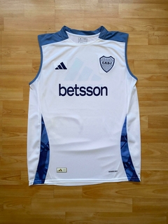 MUSCULOSA BOCA JUNIORS ENTRENAMIENTO BLANCA 2024 2025