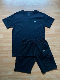 CONJUNTO LACOSTE ALGODON REMERA Y BERMUDA CARGO CALIDAD PREMIUM