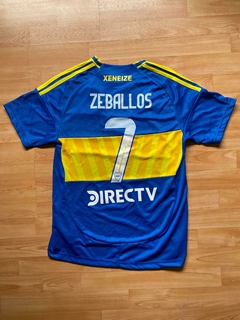 CAMISETA BOCA JUNIORS ZEBALLOS MANGA CORTA TITULAR 2025