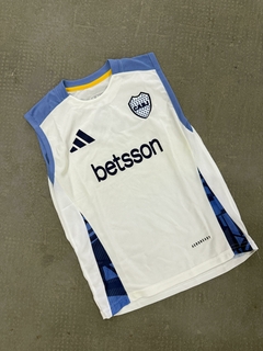 MUSCULOSA BOCA JUNIORS ENTRENAMIENTO BLANCA 2024 2025