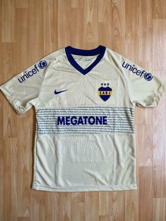 CAMISETA BOCA JUNIORS RETRO DORADA RIQUELME BORDADA