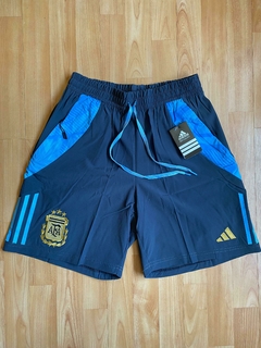 SHORT BERMUDA MICROFIBRA CON CIERRE AFA SELECCION ARGENTINA GRIS - comprar online