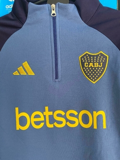 BUZO MEDIOCIERRE BOCA JUNIORS ENTRENAMIENTO AZUL 2025 - comprar online