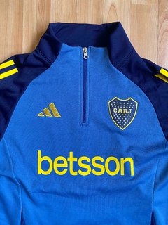 BUZO MEDIOCIERRE BOCA JUNIORS ENTRENAMIENTO AZUL 2025 - FAQ INDUMENTARIA