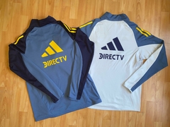 COMBO BUZO MEDIOCIERRE BOCA JUNIORS ENTRENAMIENTO BLANCO Y AZUL 2025 en internet