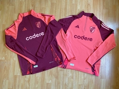 COMBO BUZO MEDIOCIERRE RIVER PLATE ENTRENAMIENTO SALMON Y BORDO 2025 - comprar online