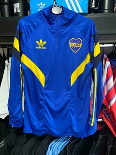 BUZO MEDIOCIERRE BOCA JUNIORS RETRO NUEVO 2025 - comprar online