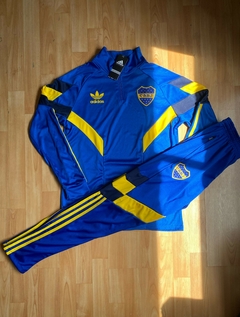 CONJUNTO BOCA JUNIORS RETRO BUZO Y PANTALON NUEVO 2025