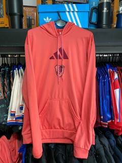BUZO RIVER PLATE CON CAPUCHA SALMON NUEVO 2025 - comprar online