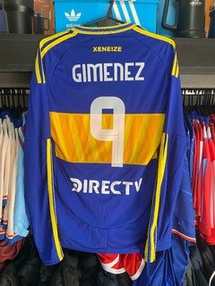 CAMISETA BOCA JUNIORS GIMENEZ MANGA LARGA TITULAR 2025 - comprar online