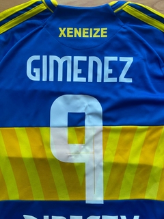 CAMISETA BOCA JUNIORS GIMENEZ MANGA CORTA TITULAR 2025 en internet