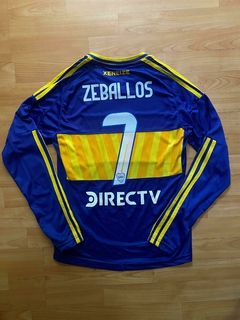 CAMISETA BOCA JUNIORS ZEBALLOS MANGA LARGA TITULAR 2025 - comprar online