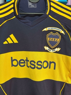 CAMISETA BOCA JUNIORS NUEVA TITULAR 2025 2026 12O AÑOS ANIVERSARIO en internet