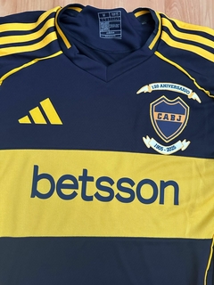CAMISETA BOCA JUNIORS NUEVA TITULAR 2025 2026 12O AÑOS ANIVERSARIO en internet