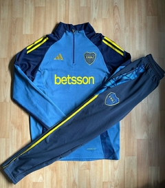 CONJUNTO ENTRENAMIENTO BOCA JUNIORS BUZO Y PANTALON 2025 2026 FRIZADO - comprar online