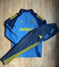 CONJUNTO ENTRENAMIENTO BOCA JUNIORS BUZO Y PANTALON 2025 2026 FRIZADO en internet