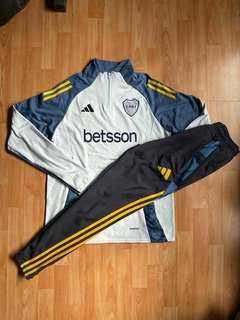 CONJUNTO ENTRENAMIENTO BOCA JUNIORS BUZO Y PANTALON 2025 2026 FRIZADO - comprar online