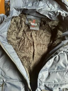 CAMPERA 3/4 INFLABLE POLAR LISA COLOR AZUL OSCURO - FAQ INDUMENTARIA