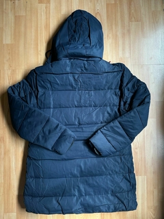 CAMPERA 3/4 INFLABLE POLAR LISA COLOR AZUL OSCURO - tienda online