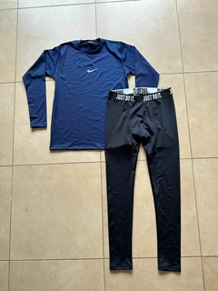 CONJUNTO TERMICO REMERA Y CALZA NIKE