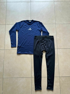 CONJUNTO TERMICO REMERA Y CALZA ADIDAS