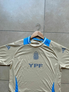 CAMISETA AFA SELECCIÓN ARGENTINA ENTRENAMIENTO PREMATCH DORADA - comprar online