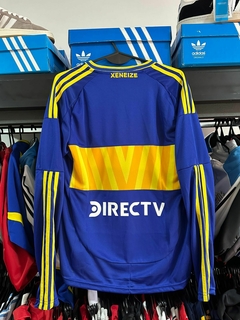 CAMISETA BOCA JUNIORS MANGA LARGA TITULAR 2025 en internet