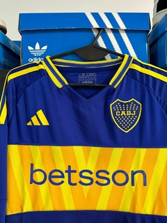 CAMISETA BOCA JUNIORS MANGA LARGA TITULAR 2025 - comprar online