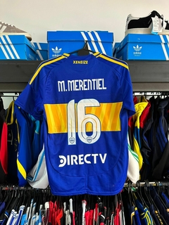 CAMISETA BOCA JUNIORS MERENTIEL MANGA CORTA TITULAR 2025