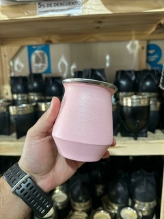 MATE TERMICO CON VUELO INOXIDABLE ROSA - comprar online